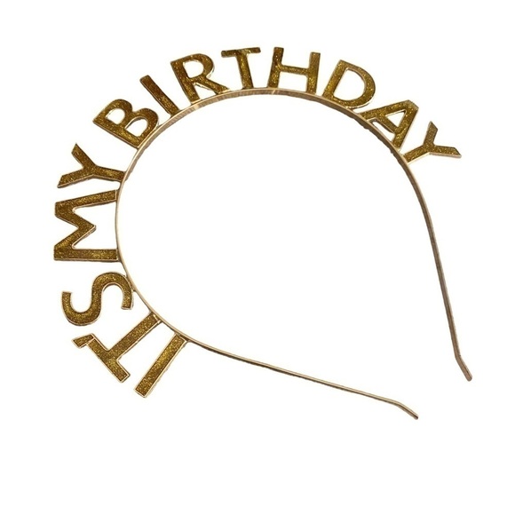 Birthday Gold Letter Headband - Picture 3 of 4